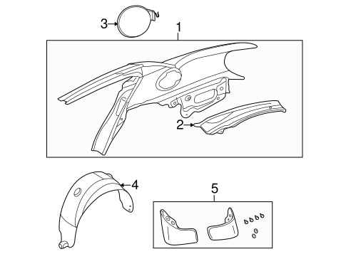X-Type QUARTER PANEL & COMPONENTS 2