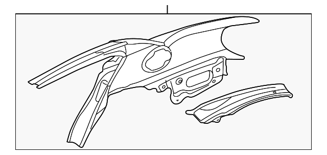 C2S38393 Деталь QUARTER PANEL, RIGHT