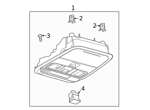 Overhead Console for 2021 Ford Explorer #0