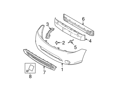 Focus BUMPER & COMPONENTS - FRONT