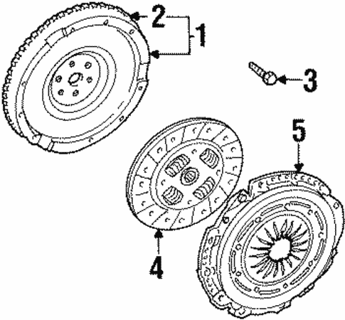 Transaxle Parts for 1996 Ford Contour #1