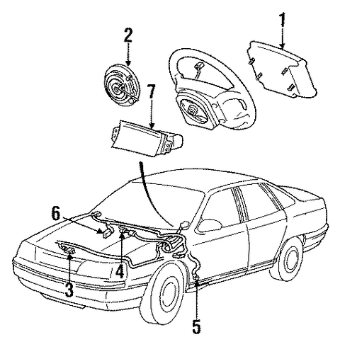 Taurus AIR BAG COMPONENTS