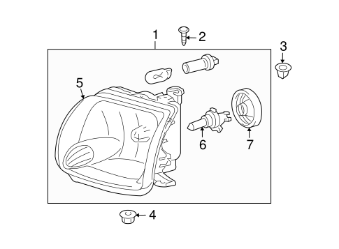 ELECTRICAL/HEADLAMP COMPONENTS for 2006 Toyota Tundra #1