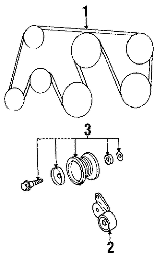 Serpentine Belt - Honda (2-90662-900-0) Serpentine Belt - Honda (2-90662-900-0)