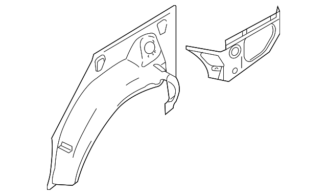 30865545 Деталь INNER WHEELHOUSE, RIGHT
