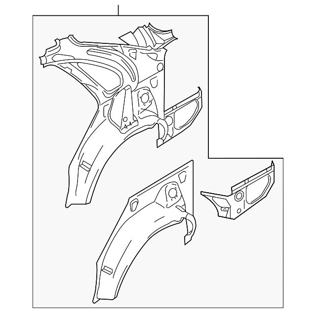 30889456 Деталь INNER PANEL, LEFT