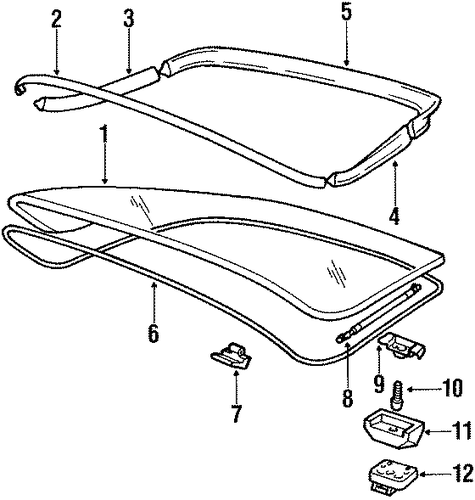 924 GLASS - LIFT GATE