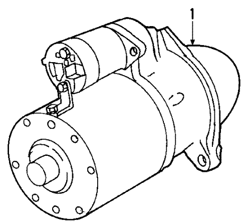 Starter for 2006 Cadillac DTS #1