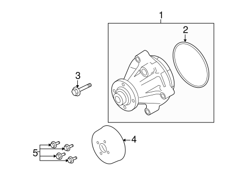 Cooling System/Water Pump for 2012 Ford E-250 #2