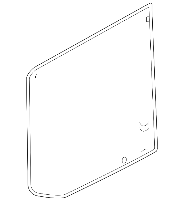 EK4Z-6142006-G Деталь REAR GLASS, LEFT