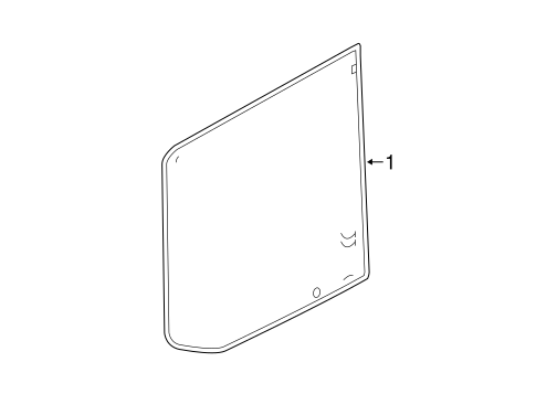 Body/Glass & Hardware - Back for 2016 Ford Transit-150 #1