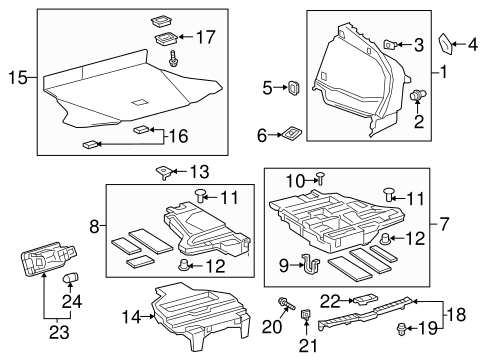 BODY/INTERIOR TRIM - REAR BODY for 2016 Toyota Prius #2