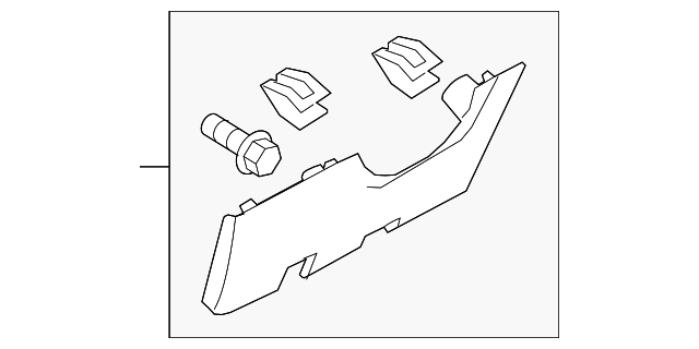 DG1Z-5404459-AB KNEE BOLSTER