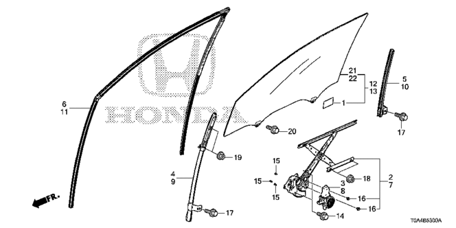 Motor Assembly, R Front Window Motor Assembly, R Front Window