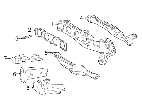 EXHAUST SYSTEM/EXHAUST MANIFOLD for 2016 Scion iM #1