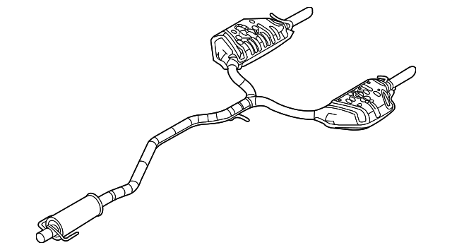7E5Z-5230-CA Деталь MUFFLER & PIPE