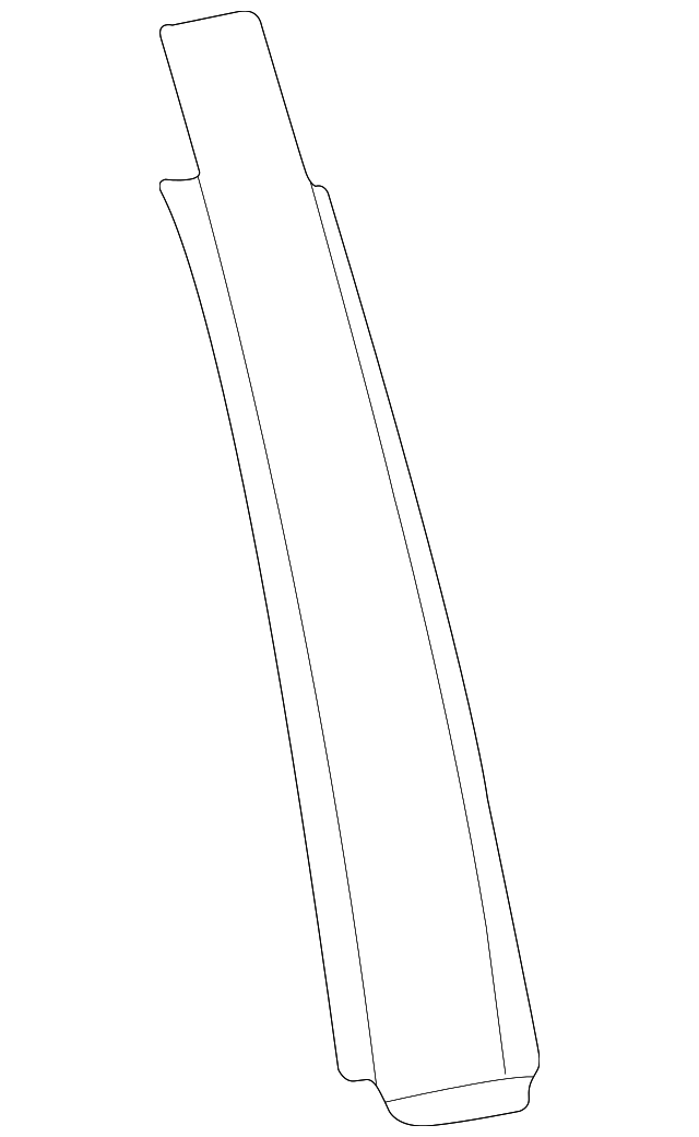 1W4Z-5420554-AAA Деталь WINDOW MOLDING, RIGHT