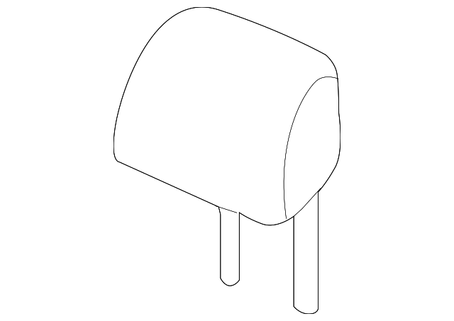 12796357 Деталь HEADREST PAD, LEFT