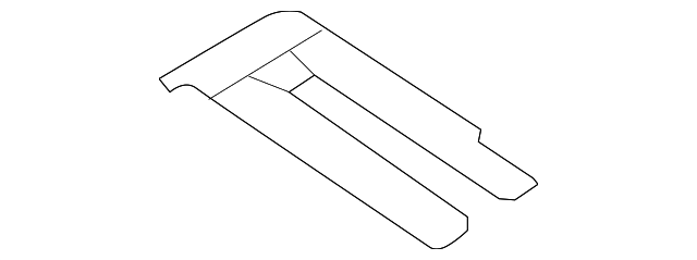 12833444 Деталь UPPER COVER, LEFT