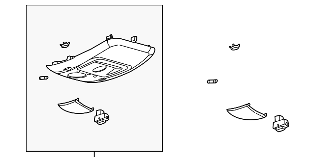 2L2Z78519A70CAA Деталь OVERHEAD CONSOLE