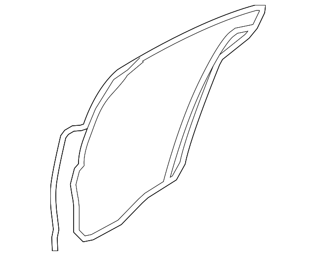 8A5Z-5425324-A Деталь DOOR W'STRIP, RIGHT