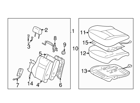 ELECTRICAL/HEATED SEATS for 2003 Toyota Camry #2