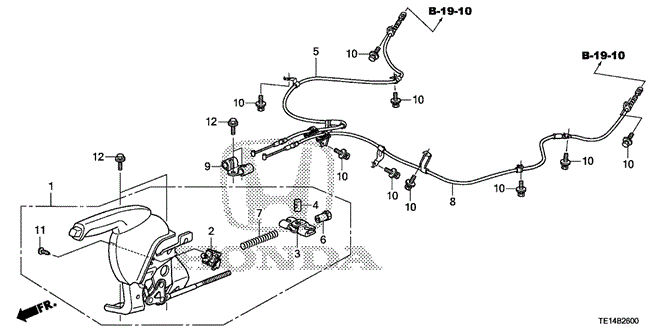 CHASSIS/PARKING BRAKE for 2012 Honda ACCORD COUPE #1