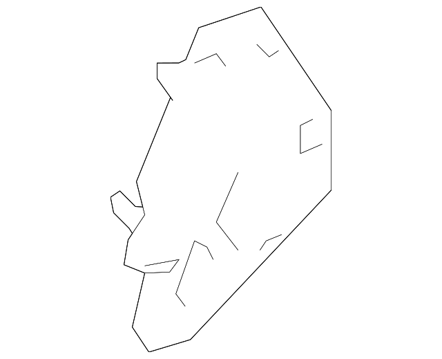 10374581 OUTER BRACKET, LEFT