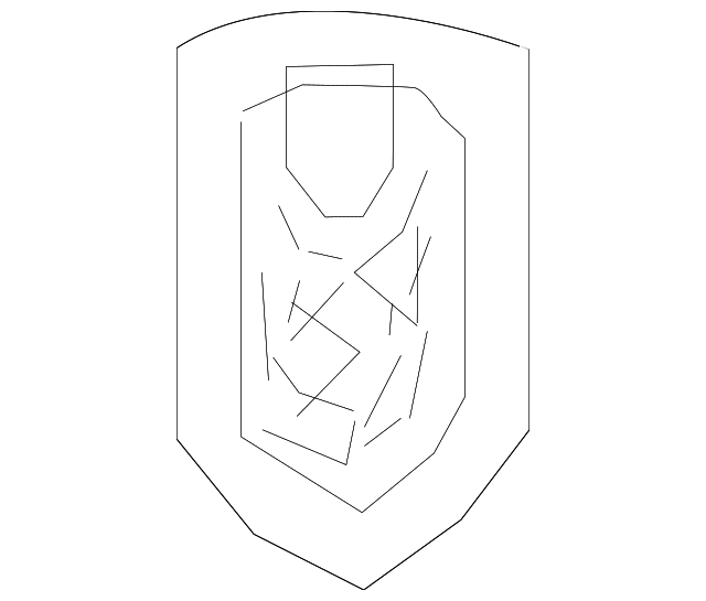 10404075 Деталь EMBLEM, LEFT