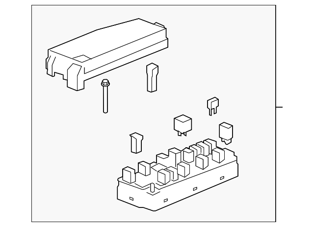 25965550 Деталь FUSE BOX