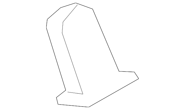 C2P3996 Деталь UPPER TRIM PANEL FRONT CLIP, RIGHT