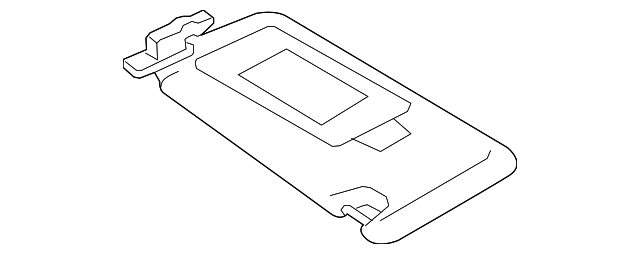 C2P16105AMN Деталь SUNVISOR, RIGHT