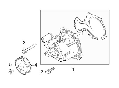 Cooling System/Water Pump for 2015 Ford Focus #2