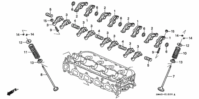 Valve - Rocker Arm for 1991 Honda ACCORD SEDAN #0