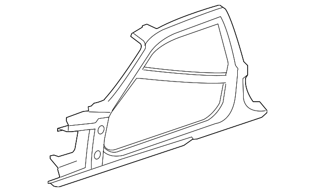 C2N2857 Деталь BODY SIDE PANEL, LEFT