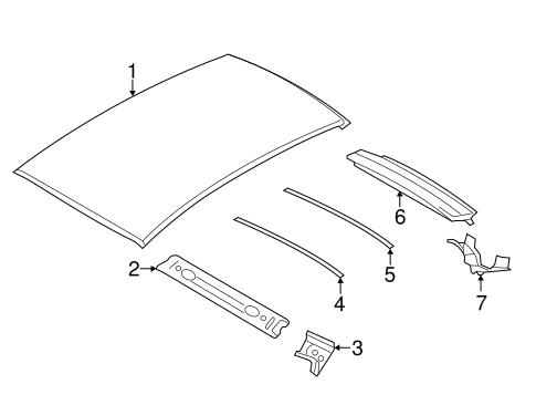 Roof & Components for 2015 BMW 328i GT xDrive #0
