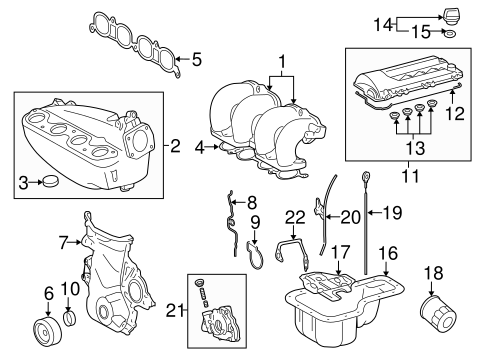 ENGINE/ENGINE PARTS for 2005 Toyota Corolla #1