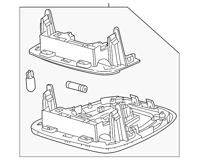 C2S22827SEL Деталь OVERHEAD CONSOLE