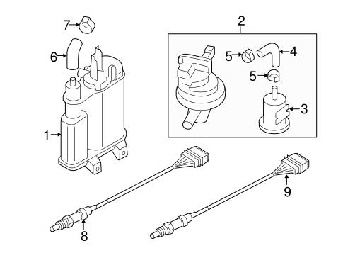 Emission Components for 2012 Volkswagen CC #0