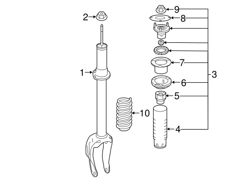 Shocks & Components for 2016 Mercedes-Benz GLE 350 #1