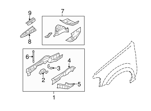 Mariner STRUCTURAL COMPONENTS & RAILS