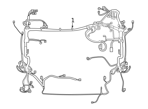 Wiring Harness for 2019 Toyota RAV4 #0
