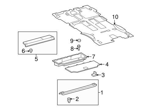 BODY/INTERIOR TRIM - REAR BODY for 2010 Toyota Sequoia #1