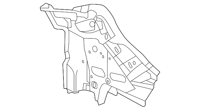 CP9Z-13A417-A Деталь REAR EXTN, LEFT