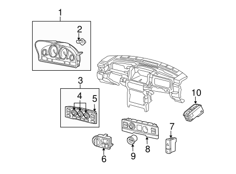 Range Rover CLUSTER & SWITCHES