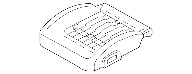 996-521-507-02 Деталь CUSHION FRAME, LEFT