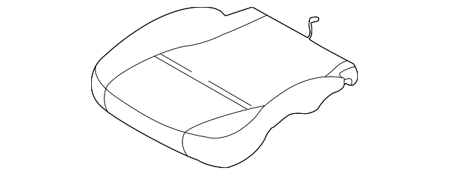 996-521-523-01 Деталь SEAT CUSHION, LEFT