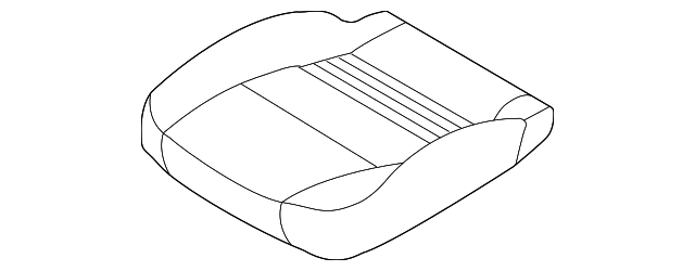 99652116105EEJ Деталь SEAT COVER, LEFT