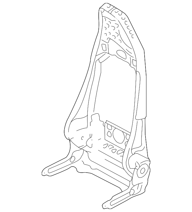 986-521-327-03 Деталь SEAT BACK FRAME, RIGHT