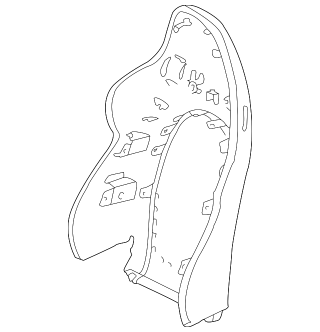 99652130302B12 Деталь SEAT BACK PANEL, LEFT